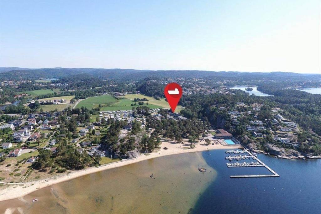 Nybygd Feriebolig Rett Ved Strand Til Leie! Kristiansand Exterior foto