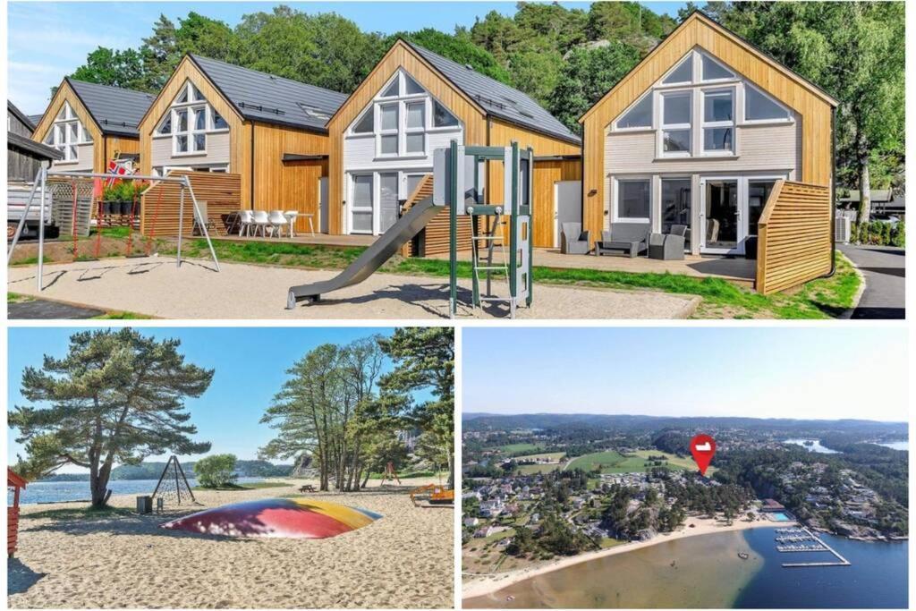 Nybygd Feriebolig Rett Ved Strand Til Leie! Kristiansand Exterior foto